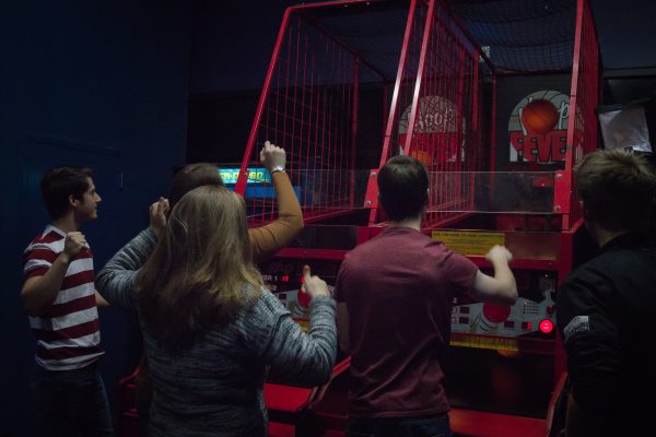 Hoops game in the Laser Web Arcade