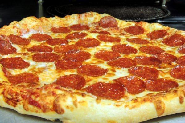 One of our delicious snack bar pizzas