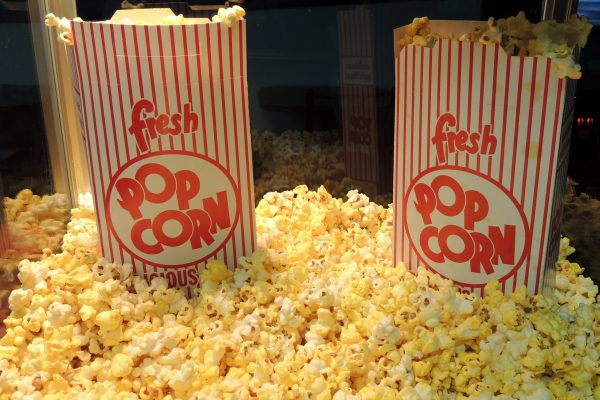 Fresh and warm popcorn in our snack bar