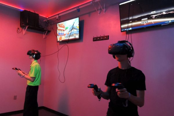 The inside of the Virtual Reality room